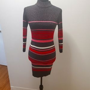 Holiday Red , Pink and white stripes